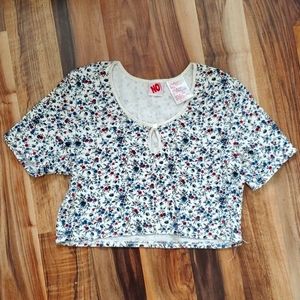 Floral crop top